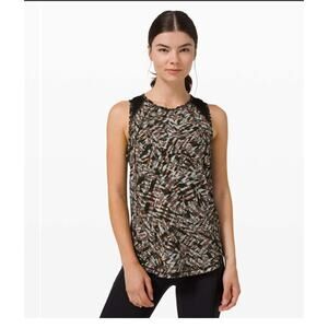 Lululemon Sculpt Tank Top Kaleidoscopic Pink Multi | Size 4